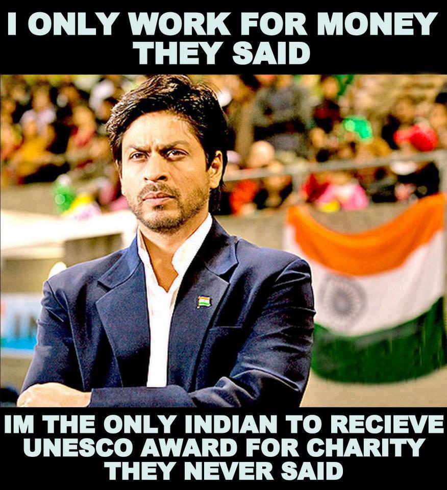 SRK charity :)
