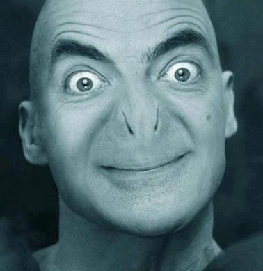 Mr Bean or Voldemort?? :P