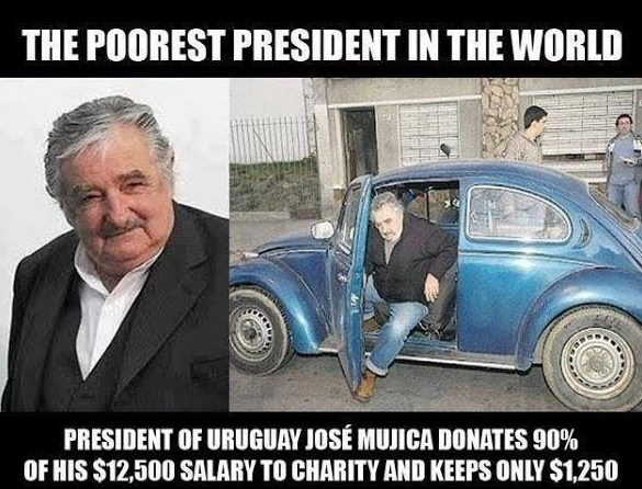 Poorest president in the word