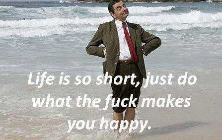 Be happy :) :)
