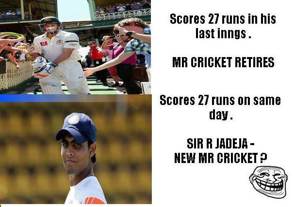 Jadeja trolled again :P