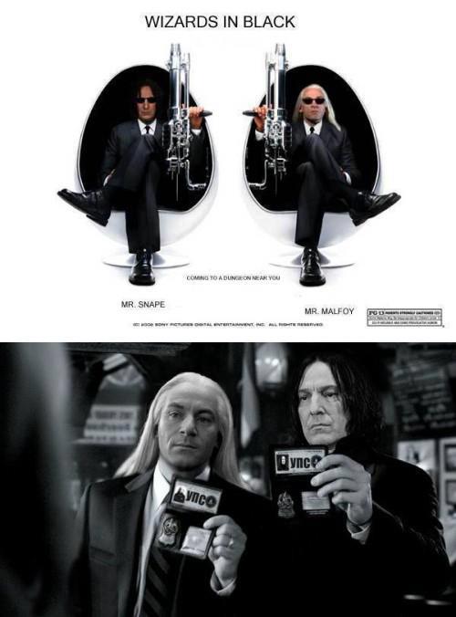 wizards in black