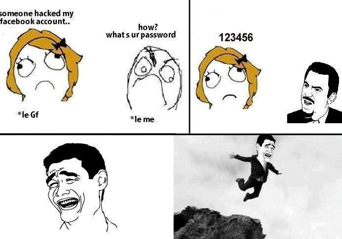hacked account # password 123456