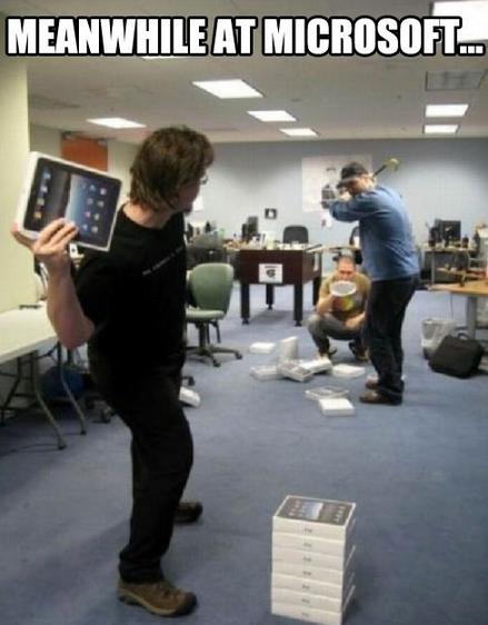 meanwhile at microsoft ...