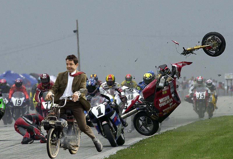 Mr. Bean Motorcycle Race